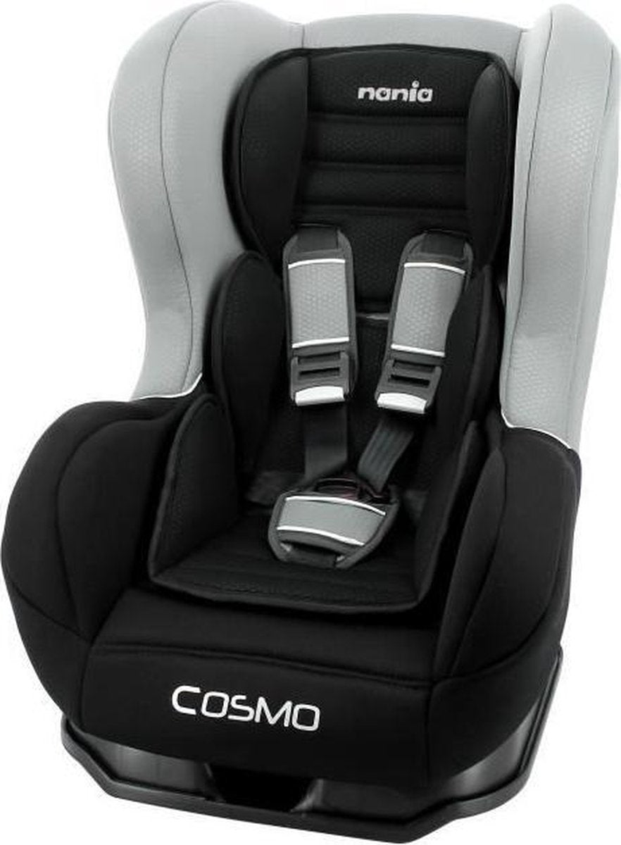 NANIA 390044 Autostoel GR 0/1 - Vanaf de geboorte tot 25kg - Zwart grijs