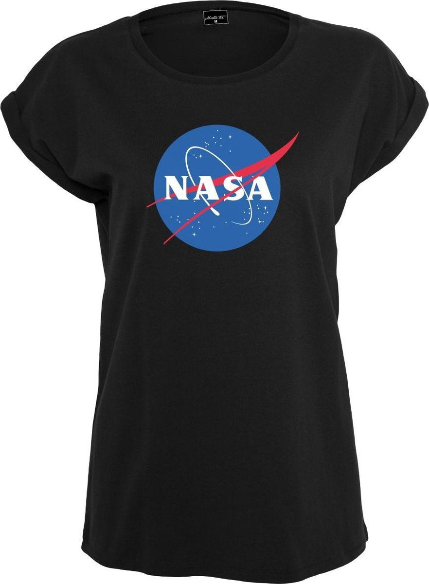 NASA Logo Lady T-shirt - Zwart - Maat L