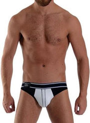 Mister B urban manhattan jockstrap wit/zwart large