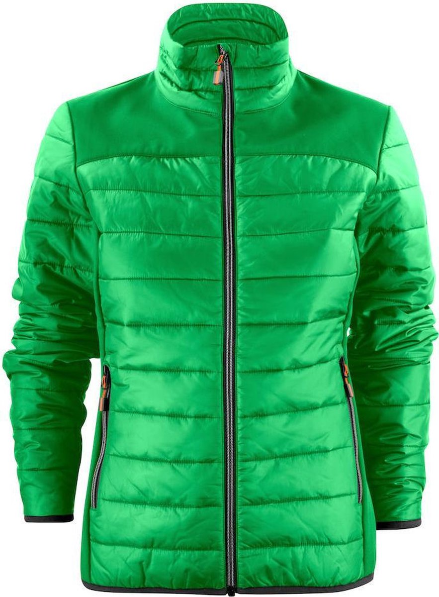 Printer Quilted Jas Expedition Lady 2261058 Frisgroen - Maat XXL