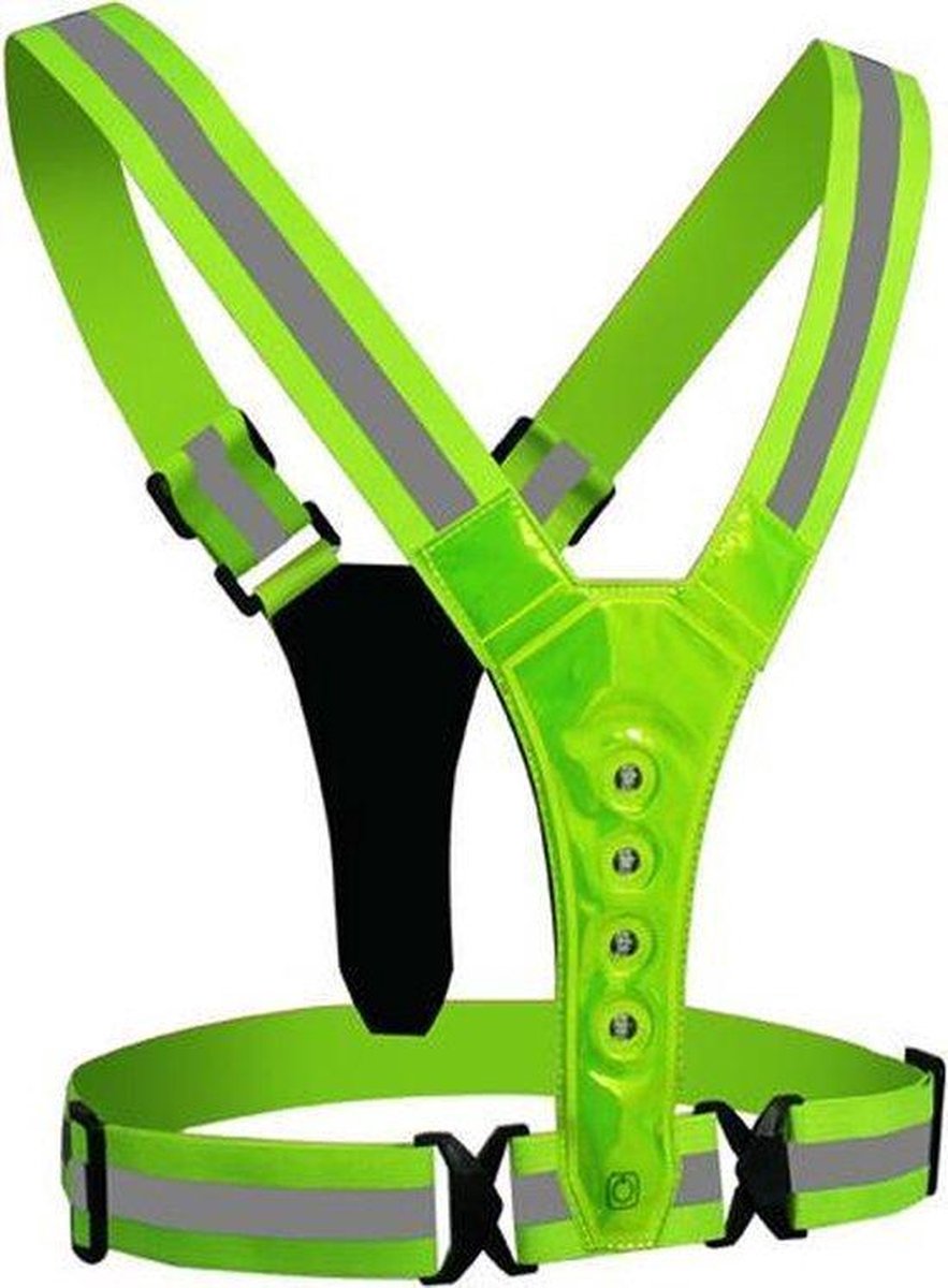RTS Products® - Reflecterend hardloop vest - Veiligheidshesje met Verlichting - Onesize - LED verlichting Hardlopen - Wandelen