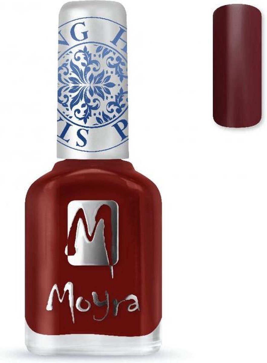 Moyra Stamping Nail Polish 12ml SP03 BURGUNDY RED