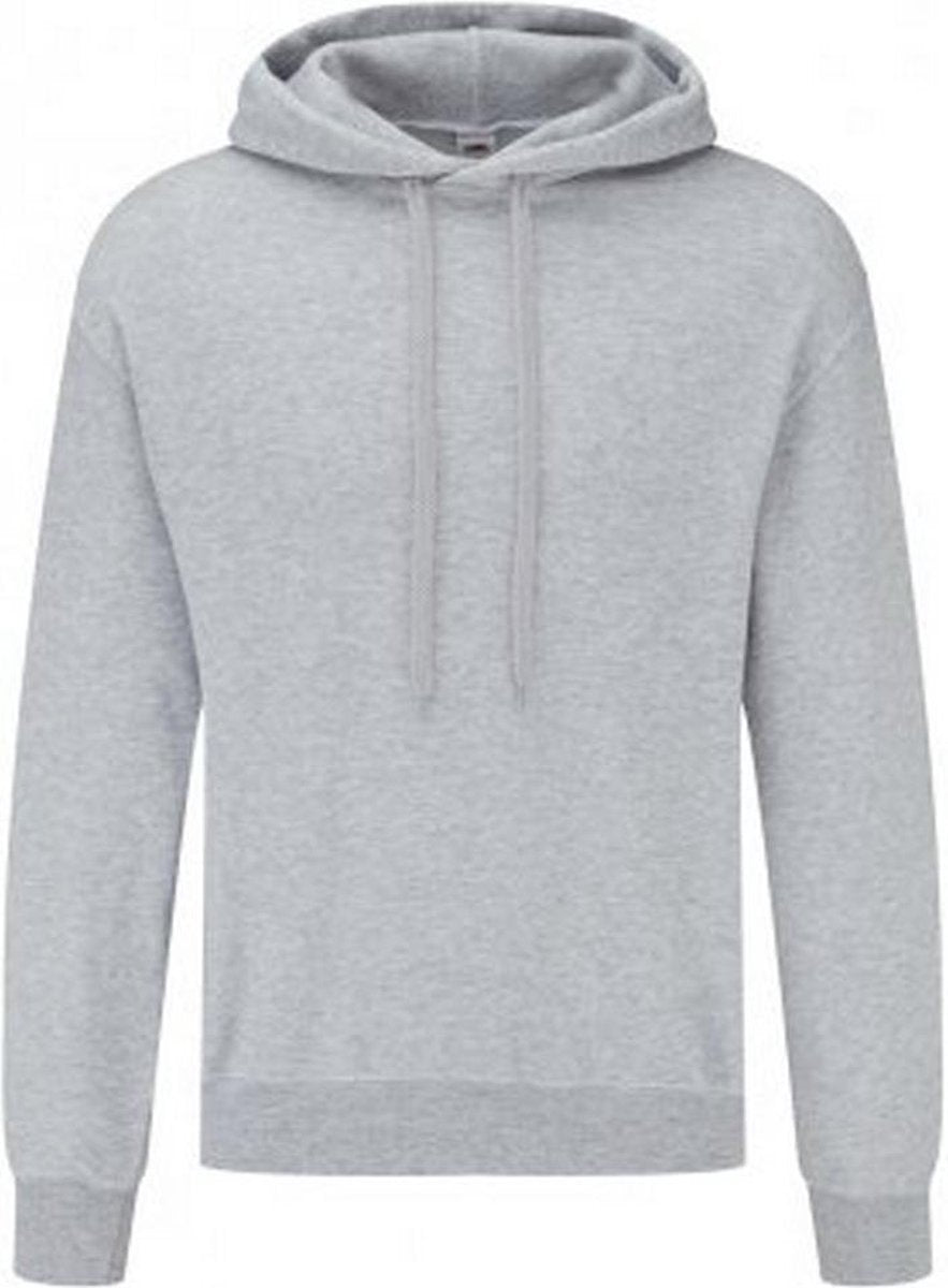 Fruit of the Loom Volwassenen Unisex Hoodie Zonder Zak (Heather Grijs)