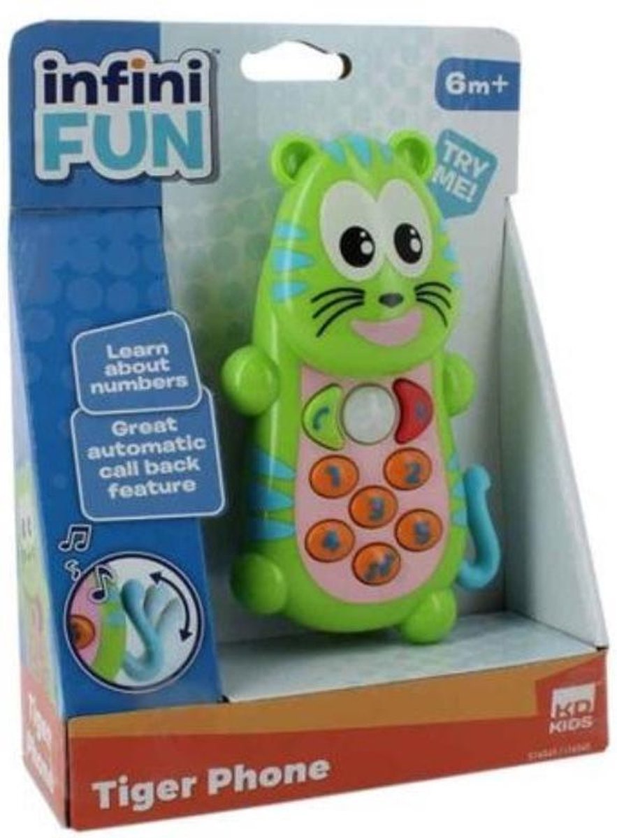 Infini Fun Telefoon Tijger Licht en Geluid