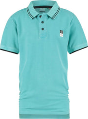 Vingino Poloshirt Essentials Jongens Katoen Blauw Maat 98