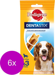 Pedigree Dentastix - Hondensnacks - 6 x Dental 3 stuks Medium