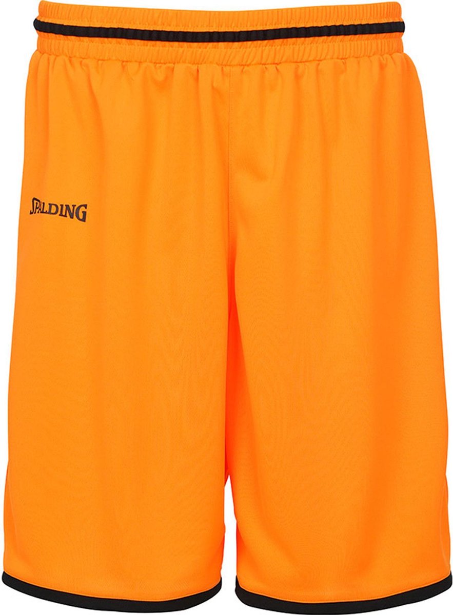 Spalding Move Basketbalshort kinderen Basketbalbroek - Maat 140  - Unisex - oranje/zwart