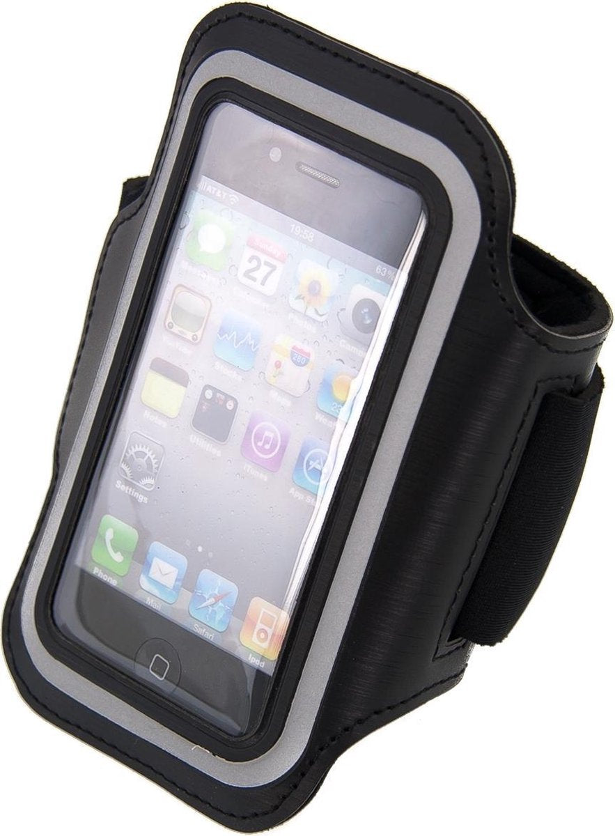 Apple iPhone 5 / 5S Sport Armband hoesje Zwart