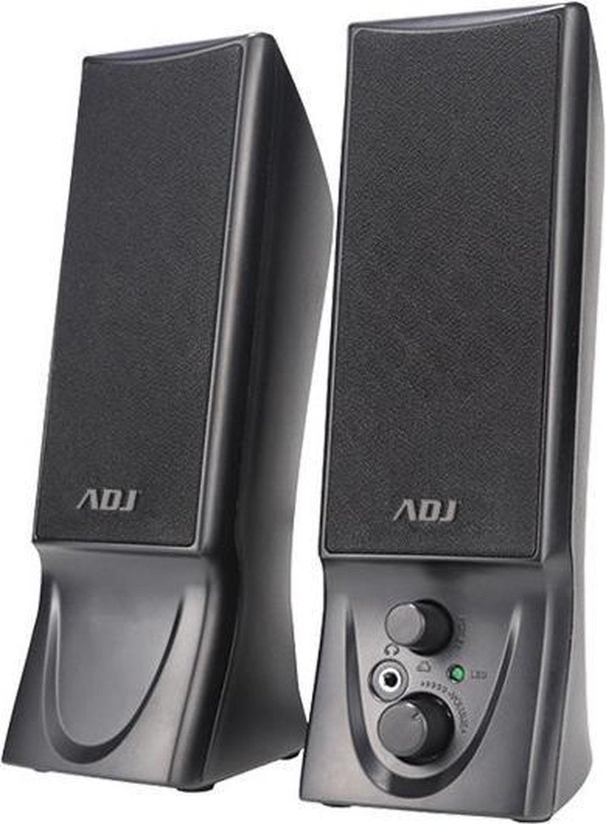Adj 760-00014 luidspreker 2-weg 4 W Zwart Bedraad