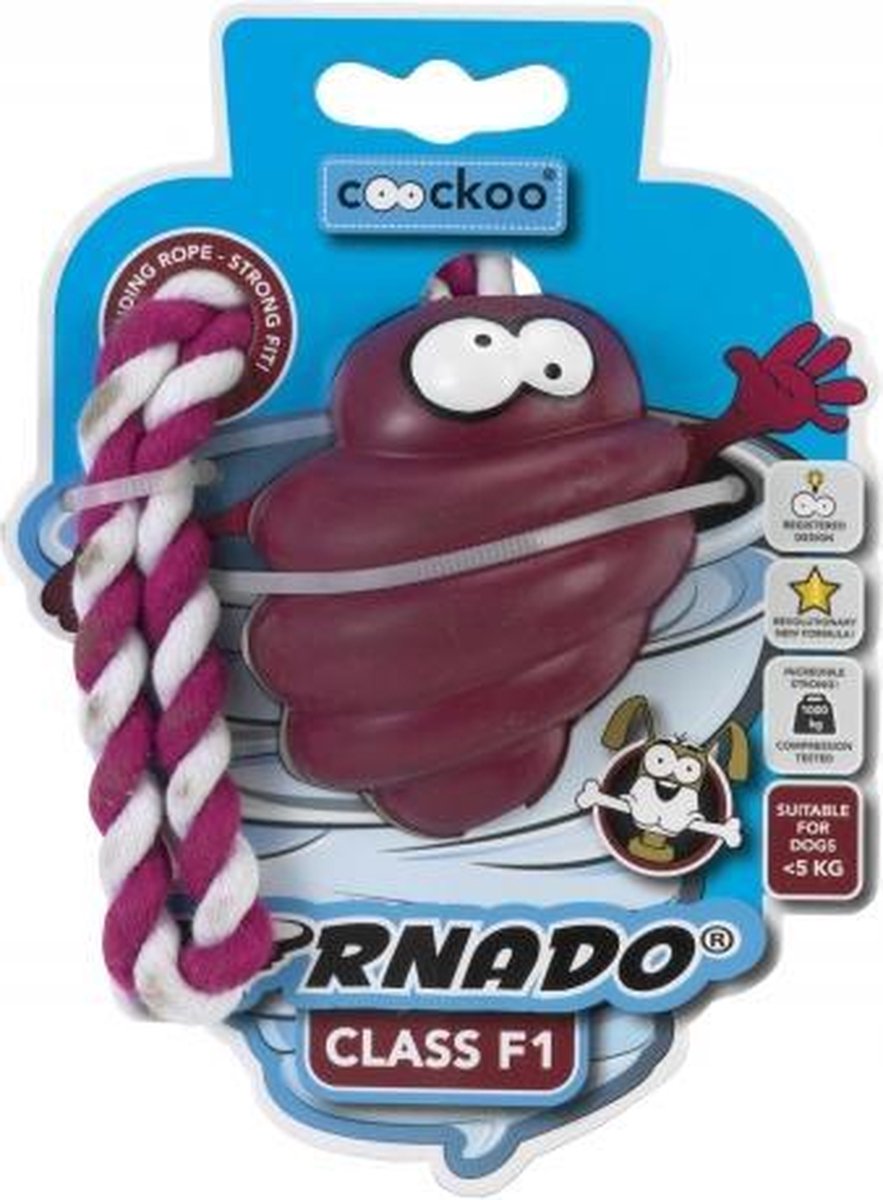 Tornado met touw indian Rood < 9kg