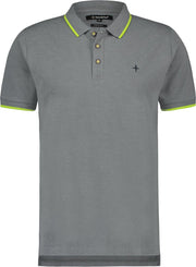 Haze & Finn Polo Light Grey Melange (MC-0300)