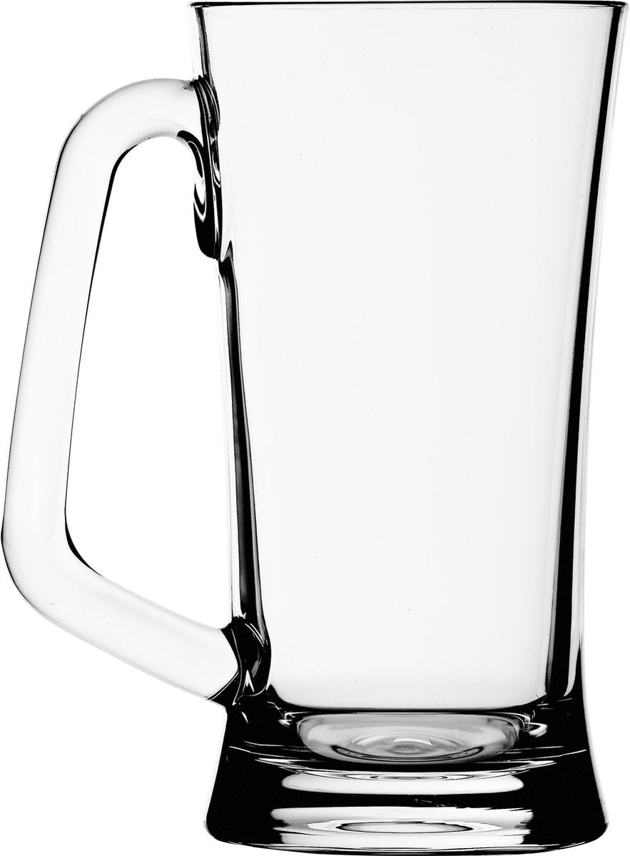 Strahl Design+Contemporary Bierglas met handvat - 502 ml - Transparant