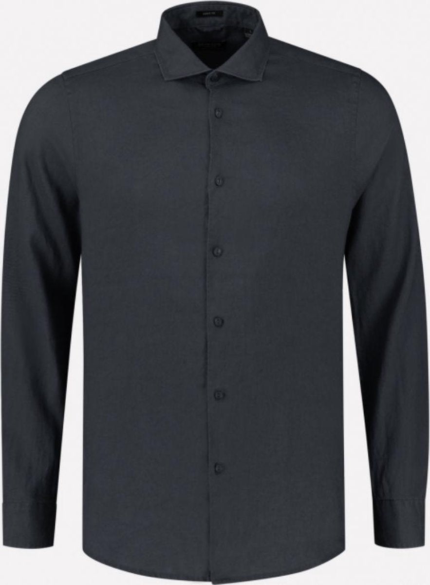Dstrezzed Overhemd Linnen Navy Blauw (303426 - 649)
