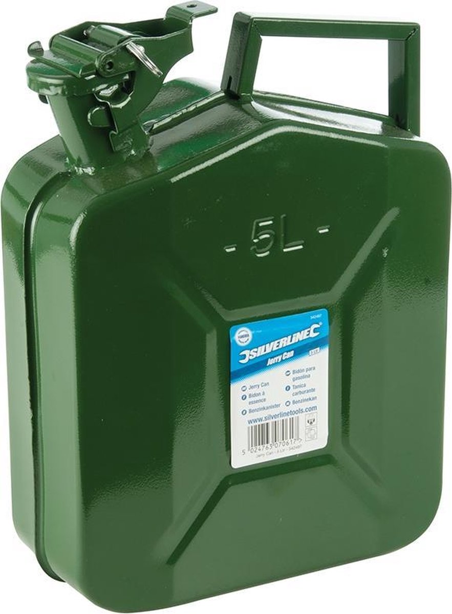 Metalen Jerrycan 5 liter