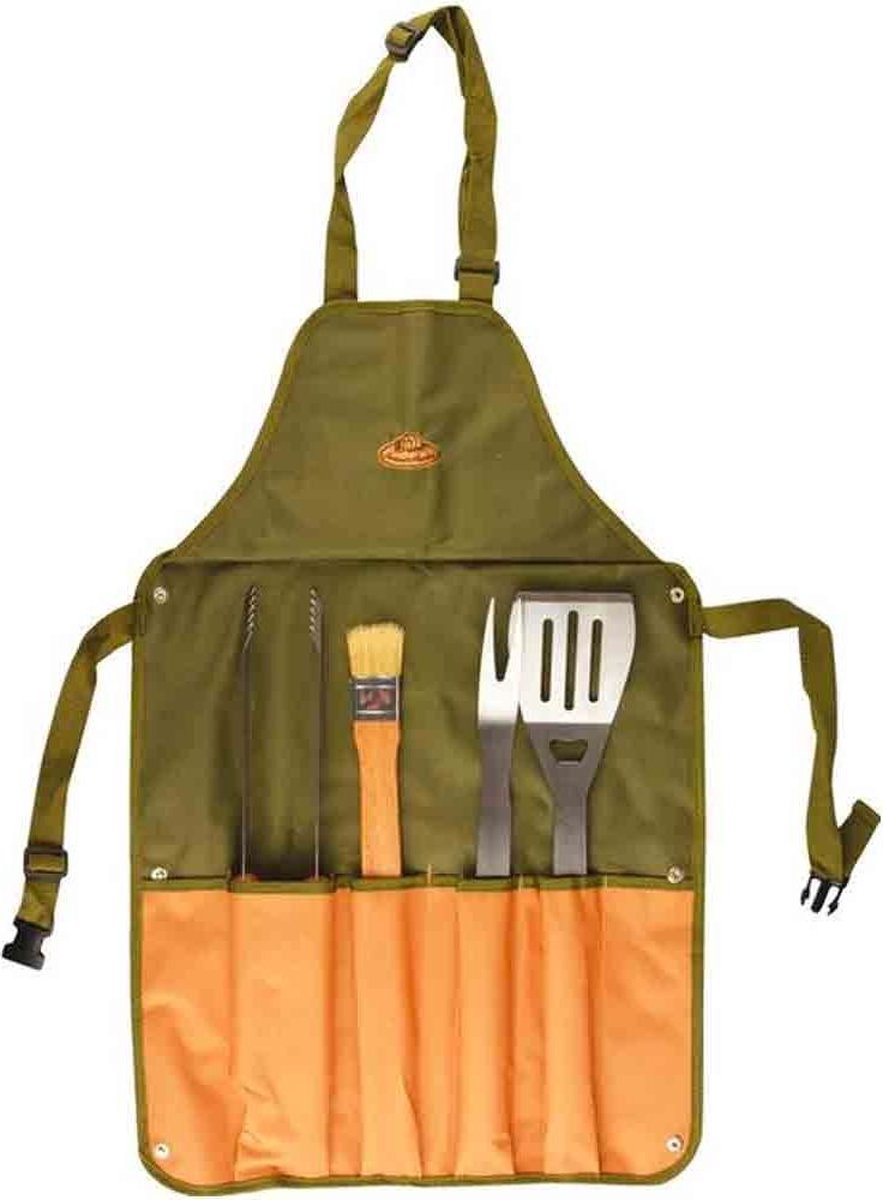 Fancy Flames Bbq schort met gereedschap