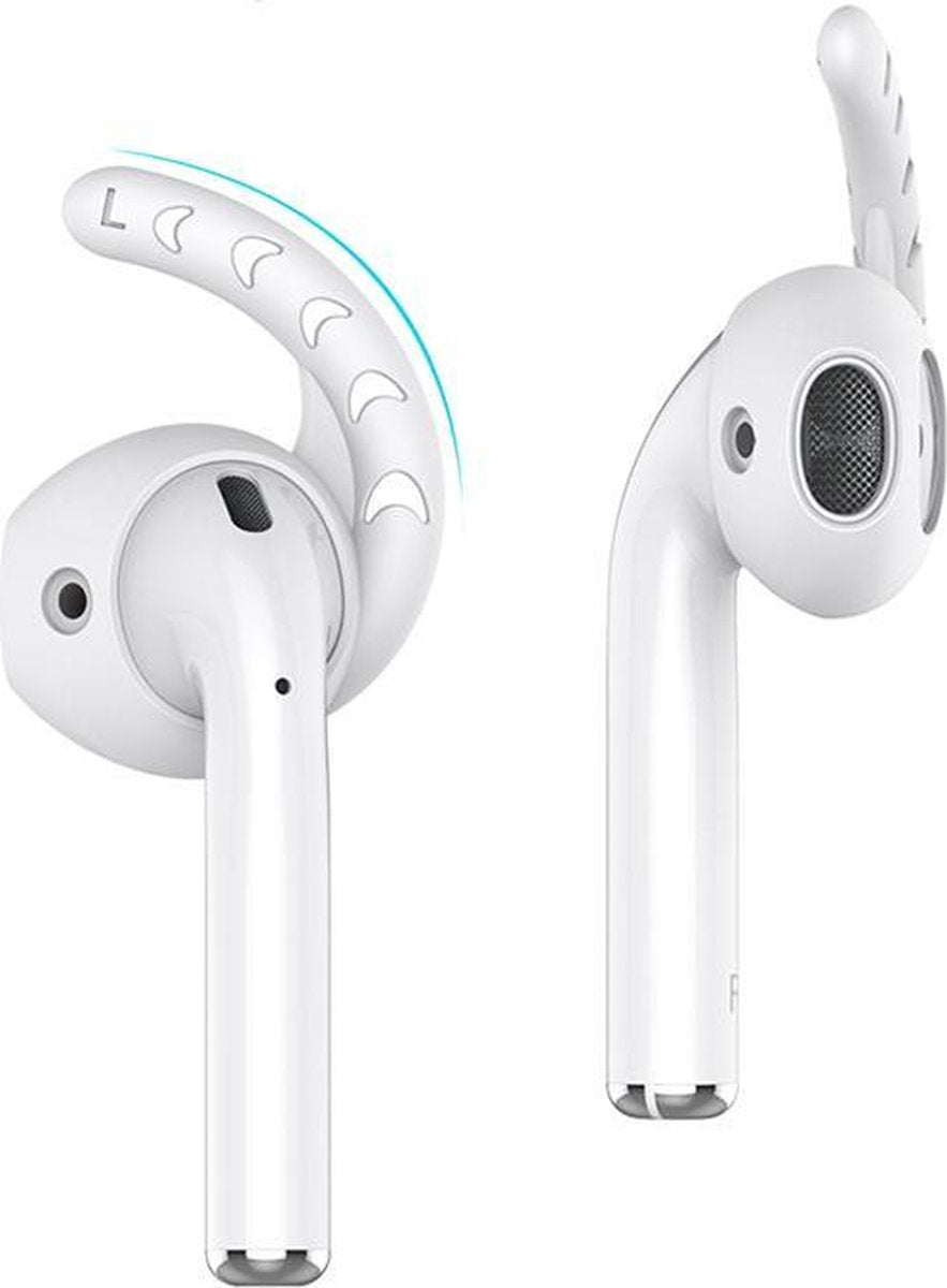 KELERINO. Earhooks / earhoox / oorhaken voor Airpods 1 & 2 - Wit