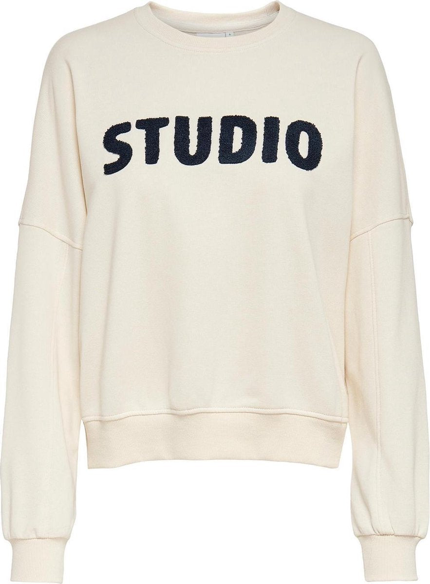Onledith Life L/s O-neck Swt 15225077 Ecru/studio