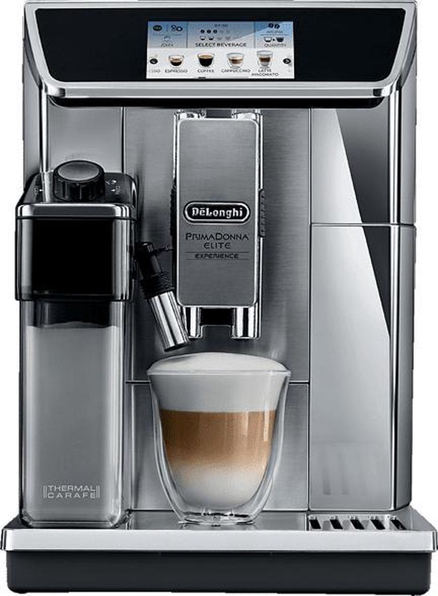 DeLonghi PrimaDonna Elite Experience ECAM 656.85.MS Vrijstaand Volledig automatisch Espressomachine Zwart