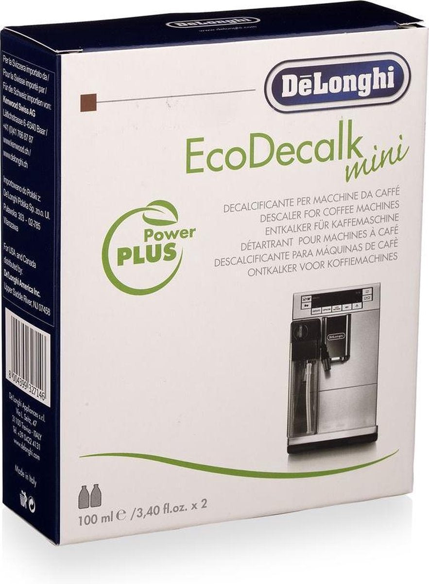 De'Longhi EcoDecalk Mini  - Koffiemachineontkalker - 2 x 100 ml