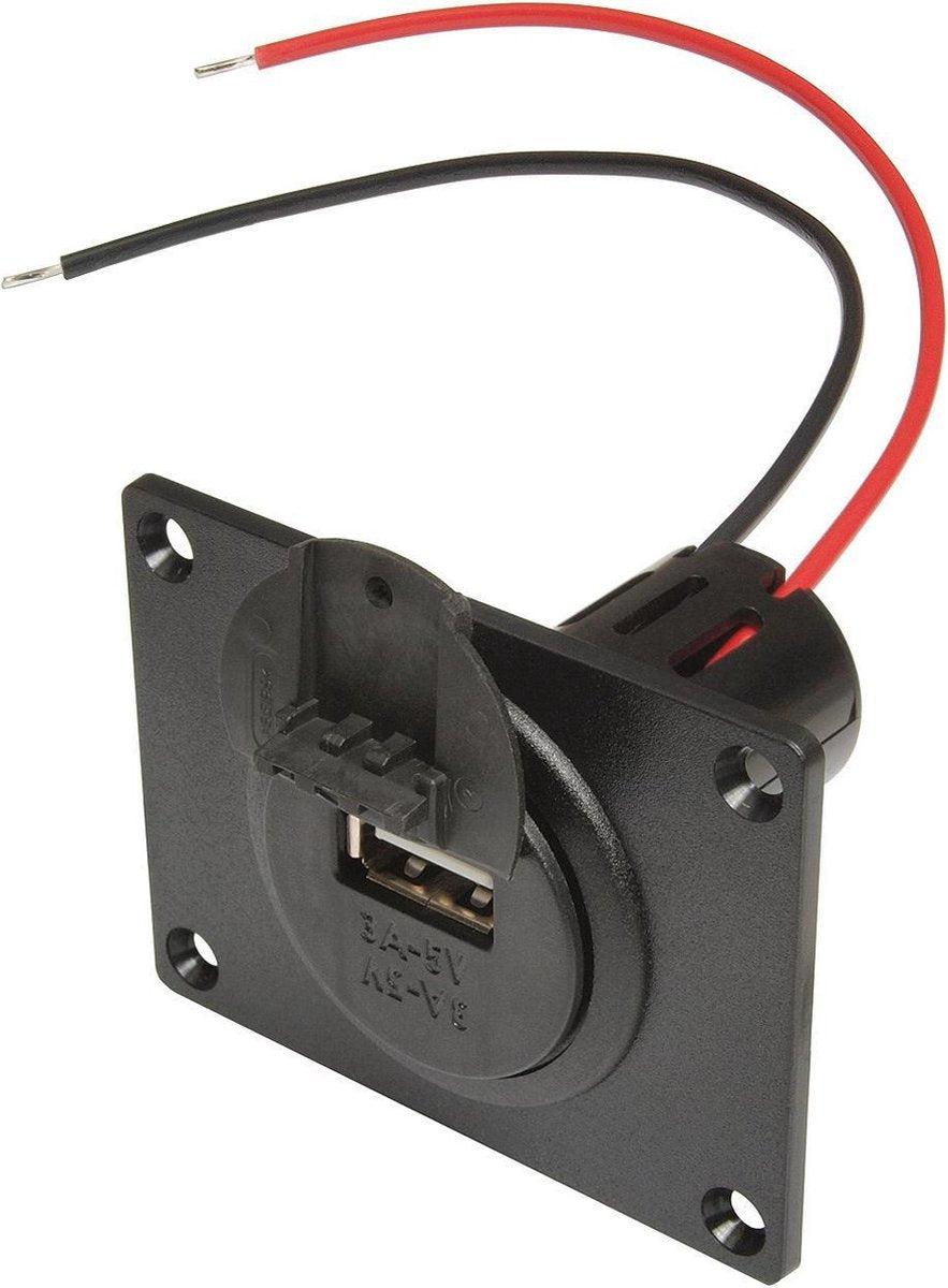 ProCar USB aansluiting voor inbouw montage - 0