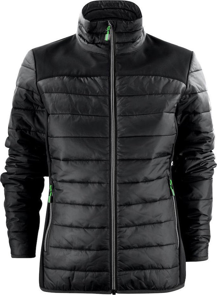 Printer quilted jacket Expedition lady - 2261058 - Zwart - maat S