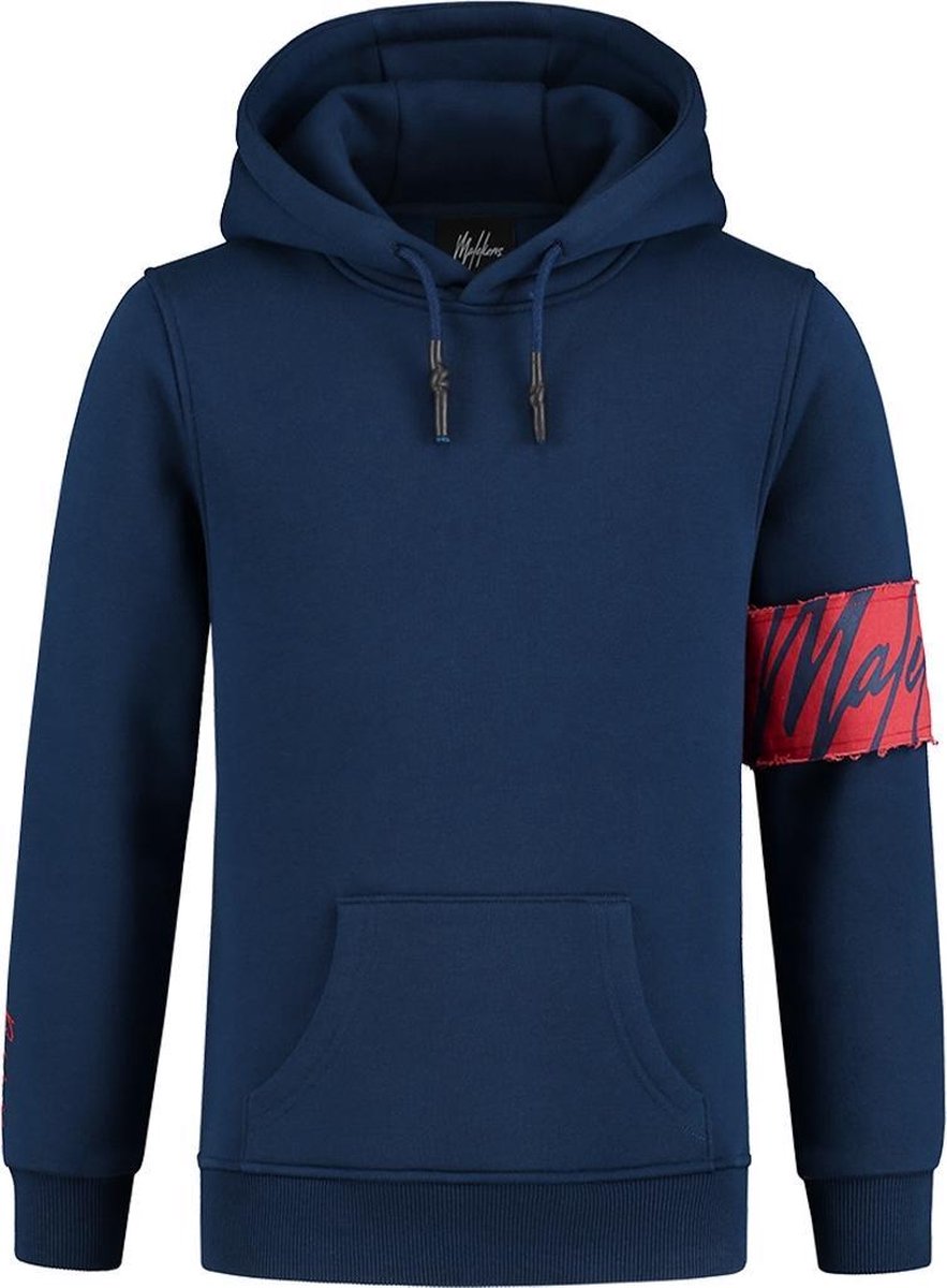 Malelions Junior Captain Hoodie - Navy/Koraal