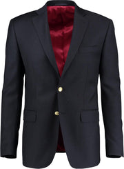 The English Hatter Mannen Bo Blazer Blauw Wol Maat: 54