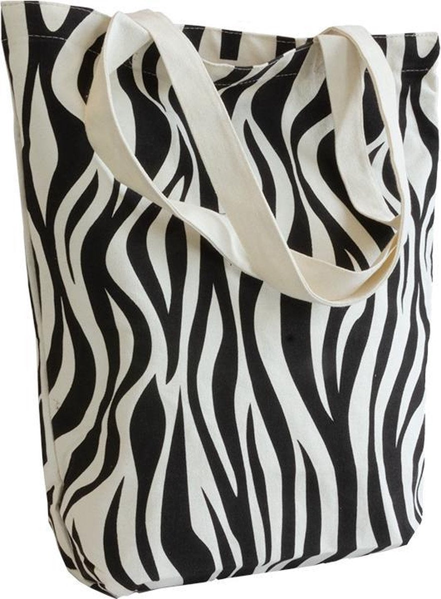 10x canvas shopper Zebra