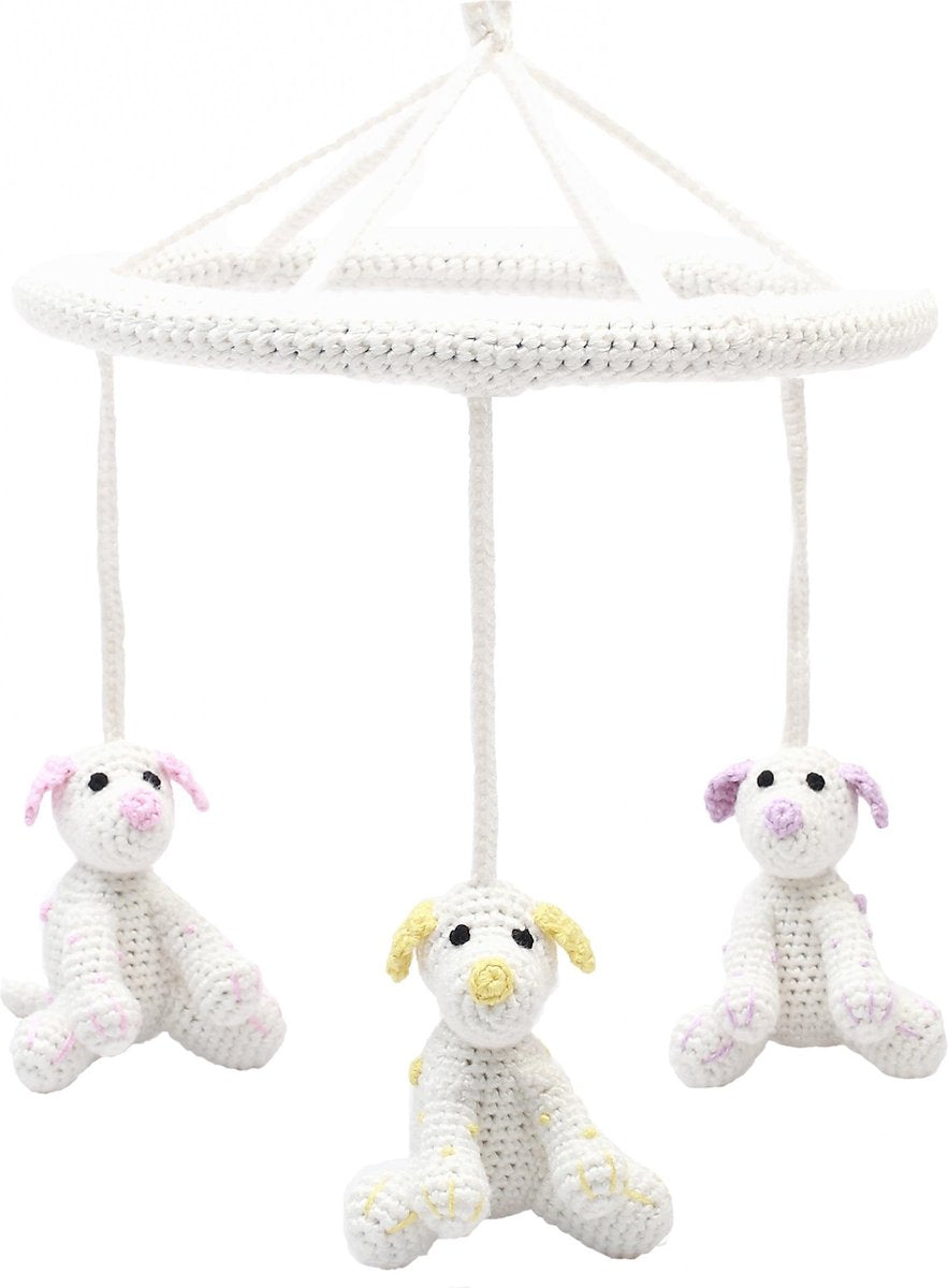 Naturezoo Mobiel Dalmatiërs Gehaakt Junior 24 Cm Wit