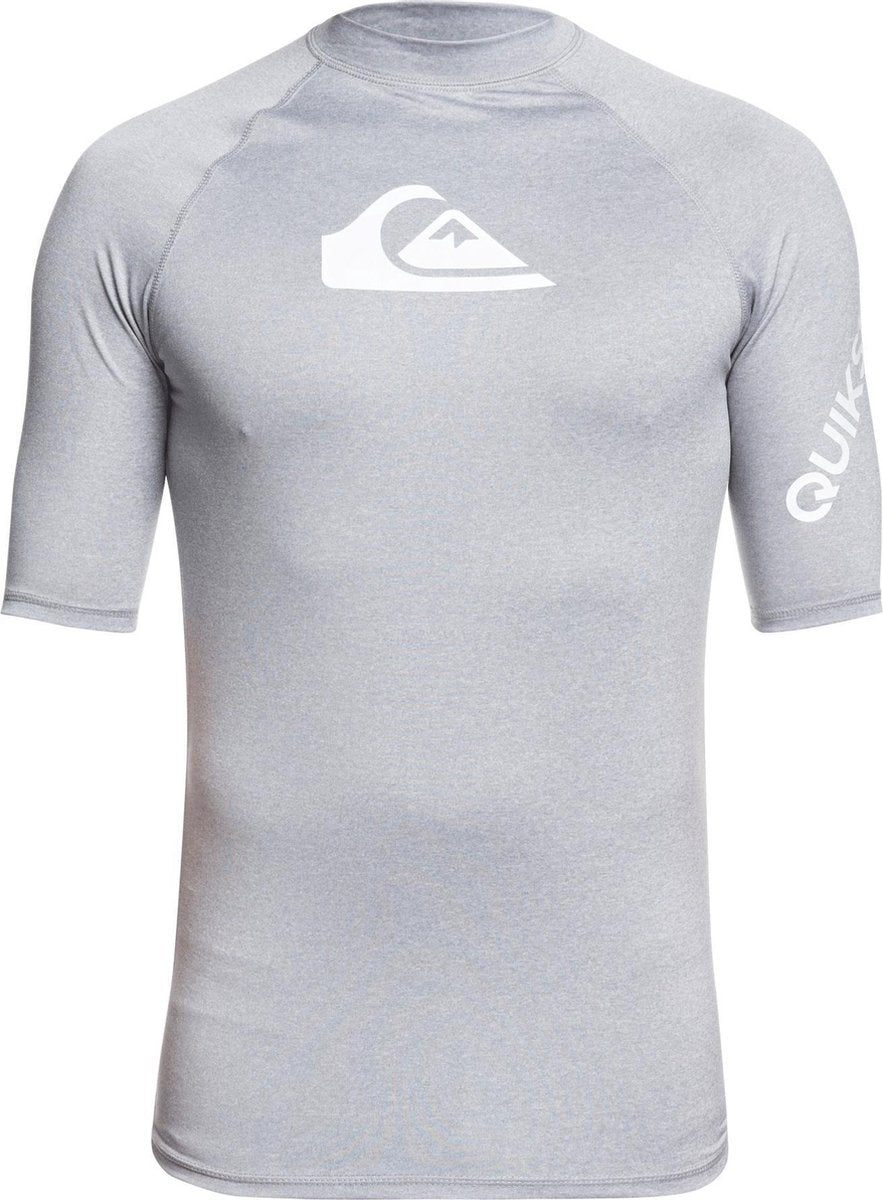 Quicksilver - UV-zwemshirt voor heren - All Time - Lichtgrijs - maat S