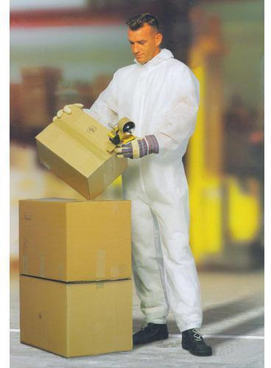 Kerbl Chemicalieveilige overall Cover Wit