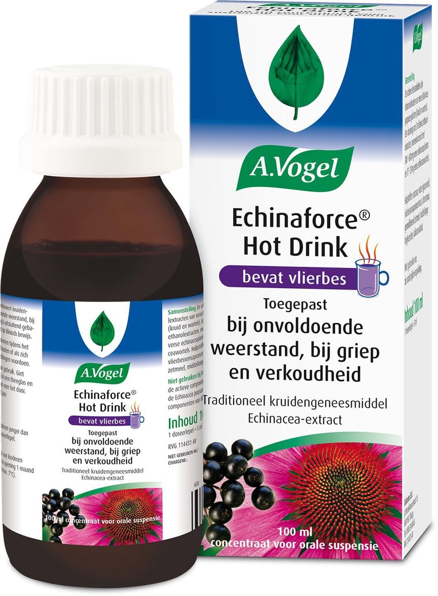 A.Vogel Echinaforce Hot Drink forte + vlierbes - 100 ml
