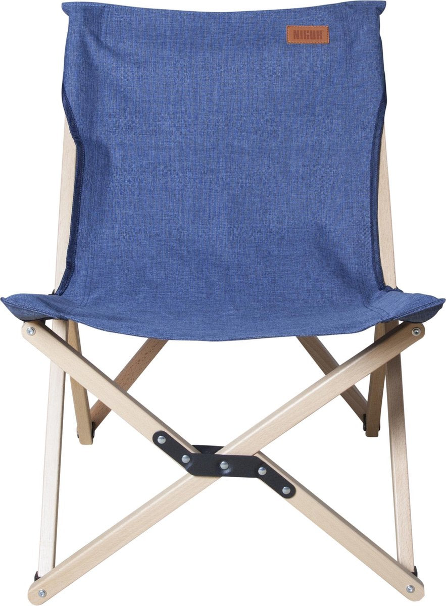 Nigor - Stoel - Flycatcher - Denim -  Medium - Campingstoel - incl Foedraal