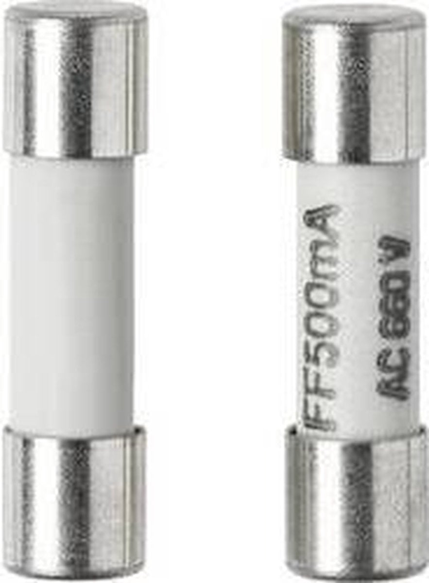 VOLTCRAFT Buiszekering (Ø x l) 5 mm x 20 mm 500 mA 660 V Supersnel -FF- Inhoud: 1 stuk(s)