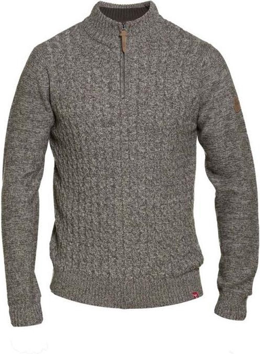 Duke 555 Louis-1 Trui Bruin /Taupe Maat 4XL Kingsize