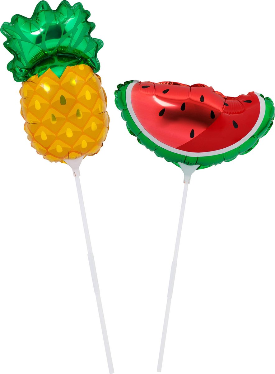 Set van 2 Foil balloon fruit salad