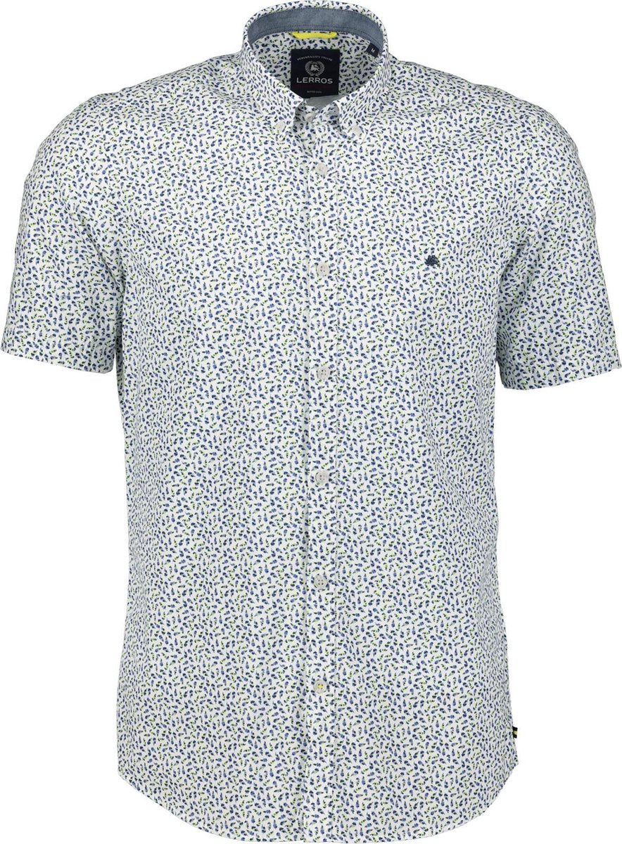Lerros Overhemd - Regular Fit - Wit - 5XL Grote Maten