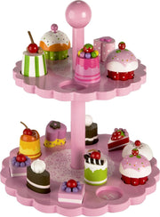 Tidlo - Puzzel - Grote High tea taartjes standaard - Tellen & passen