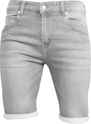 New Republic - Heren Shorts Jeans Short - Grijs - Maat XXL