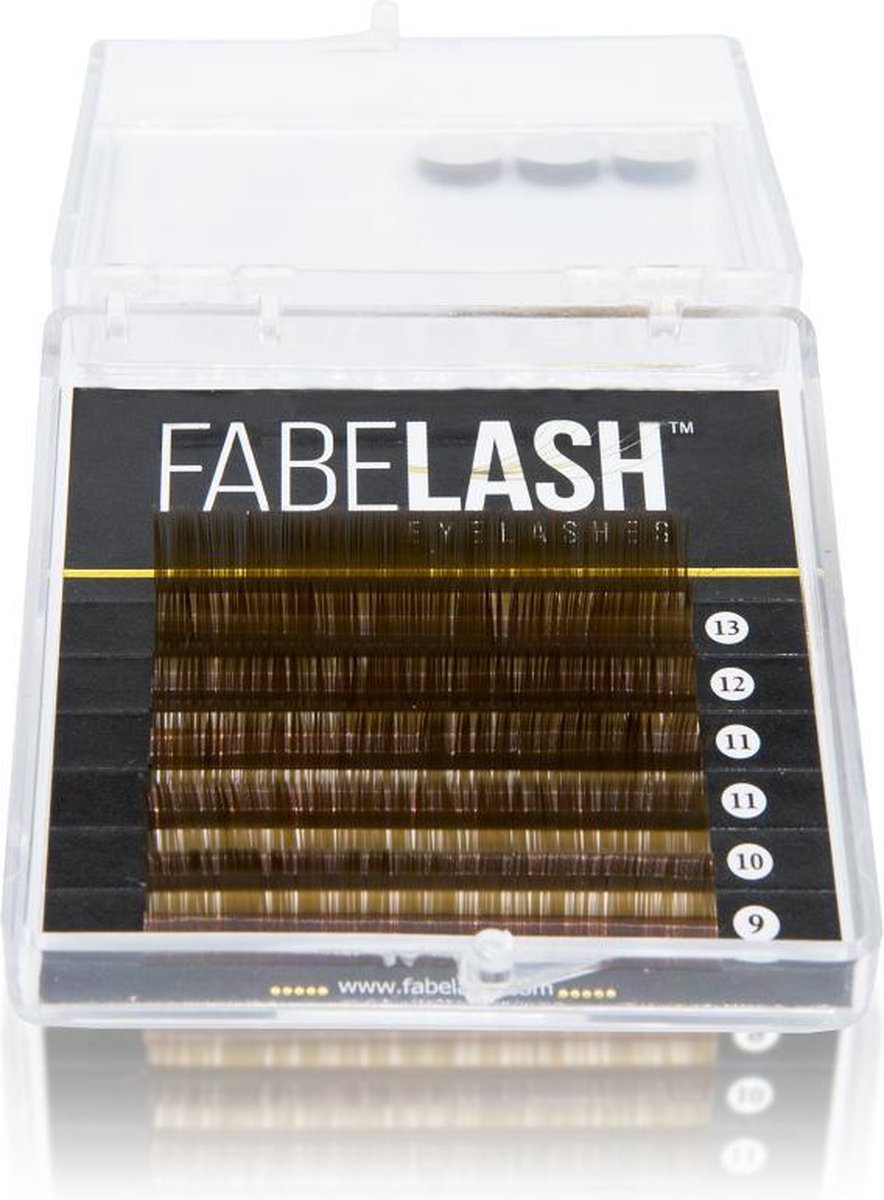 Dark Brow russian volume lashes C curl dikte 0