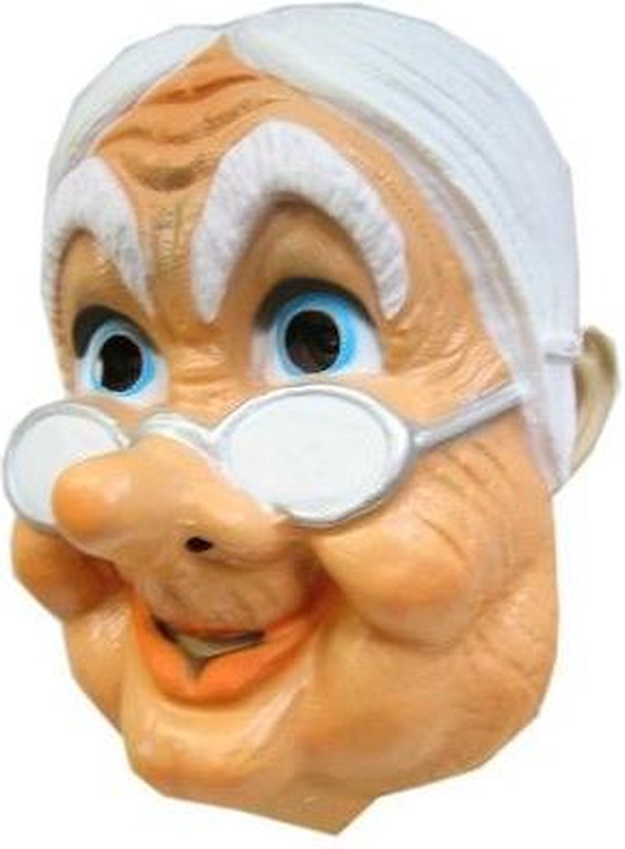 Masker oma met bril