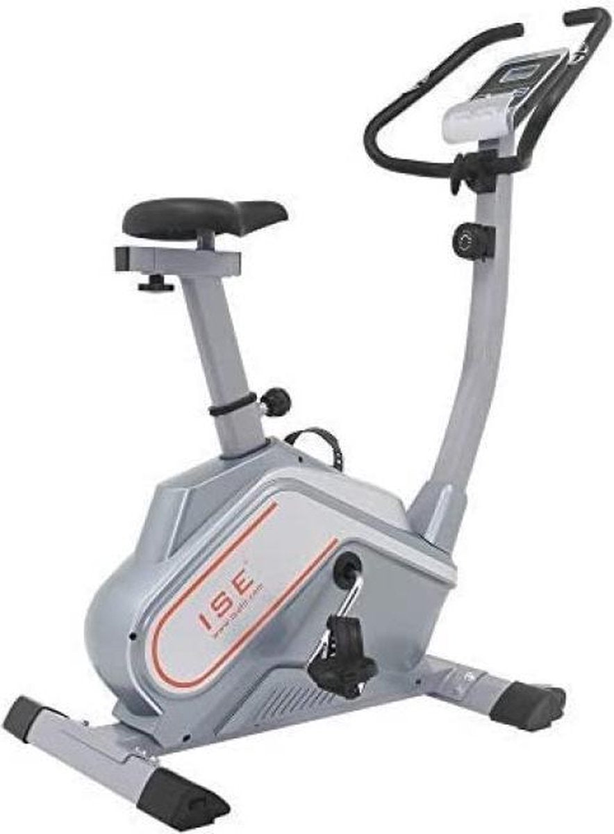 ISE ISTANBUL-SY-8602 HOMETRAINER MAGNETISCHE WEERSTAND - ERGONOMISCH - STIL - COMPACT - TRAAGHEID GEWICHT 12 KG - Pulsometer geïntegreerd in de handgrepen - FITNESS - CARDIO
