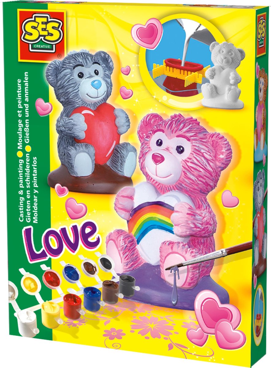 Figuren gieten knuffelbeer