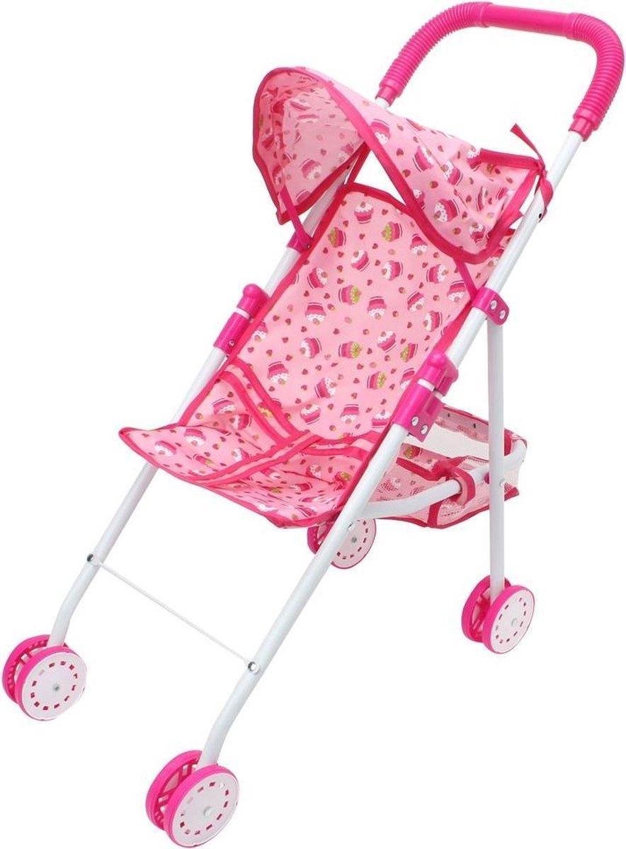 Luna Poppenbuggy meisjes 23 x 39
