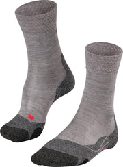 FALKE TK2 Melange Dames Wandelsokken - Grey Melange - Maat 39-40