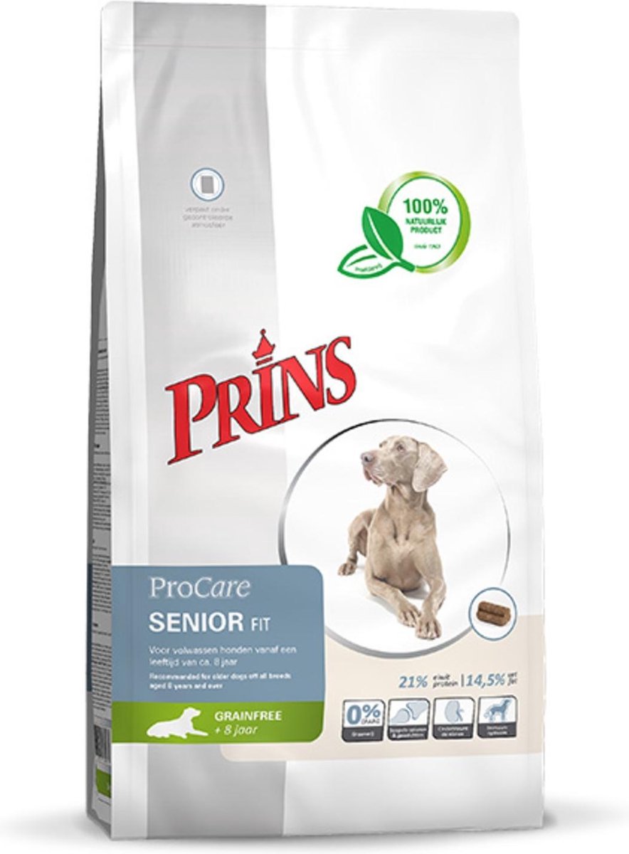 Prins Fit Senior - Graanvrij - Hondenvoer - 3 kg