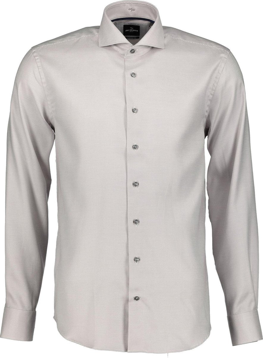 Jac Hensen Overhemd - Modern Fit - Bruin - 48