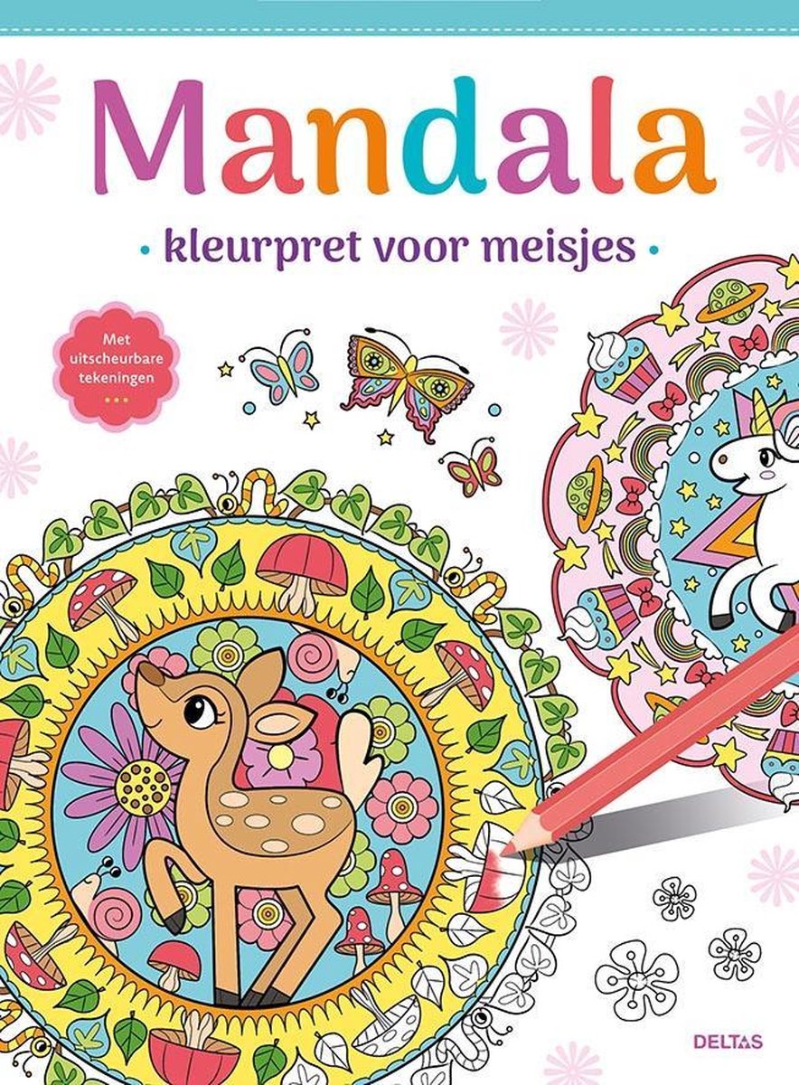 Deltas Mandala - Kleurpret Voor Meisjes
