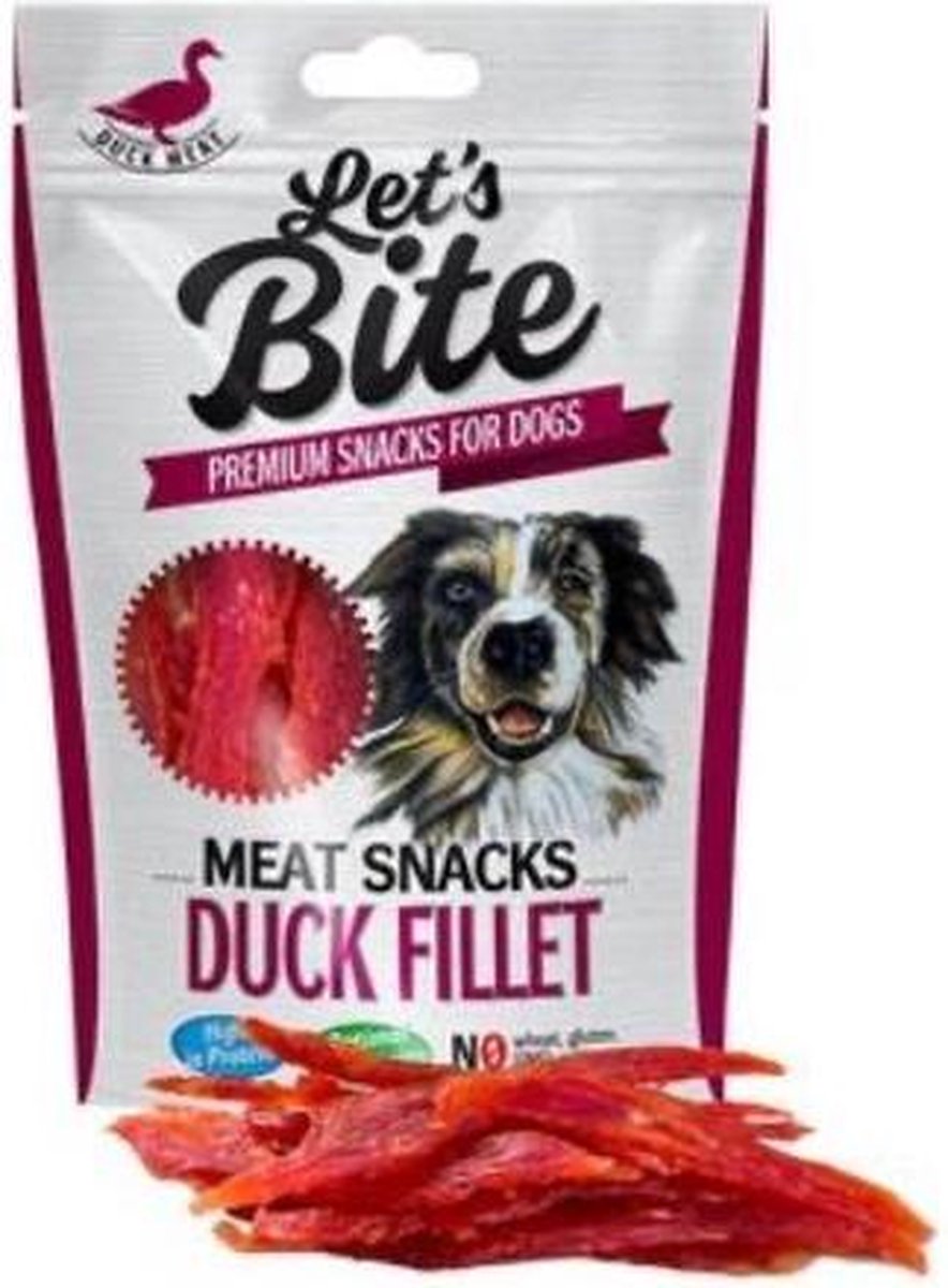 Let's Bite Meat Snacks Duck Fillet 300g