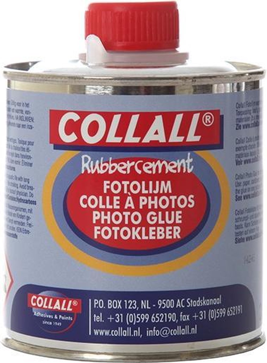 Fotolijm Rubbercement 250ml / 175 gram